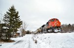 CN 8957 leads 403 at Rue De La Gare